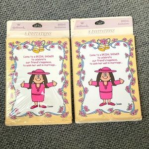 Vintage RARE Cathy Bridal Shower Invitations Bundle (16 invitations total)